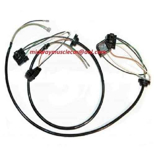 58 59 60 61 62 Corvette headlamp light bucket estension wiring harness Chevy vet