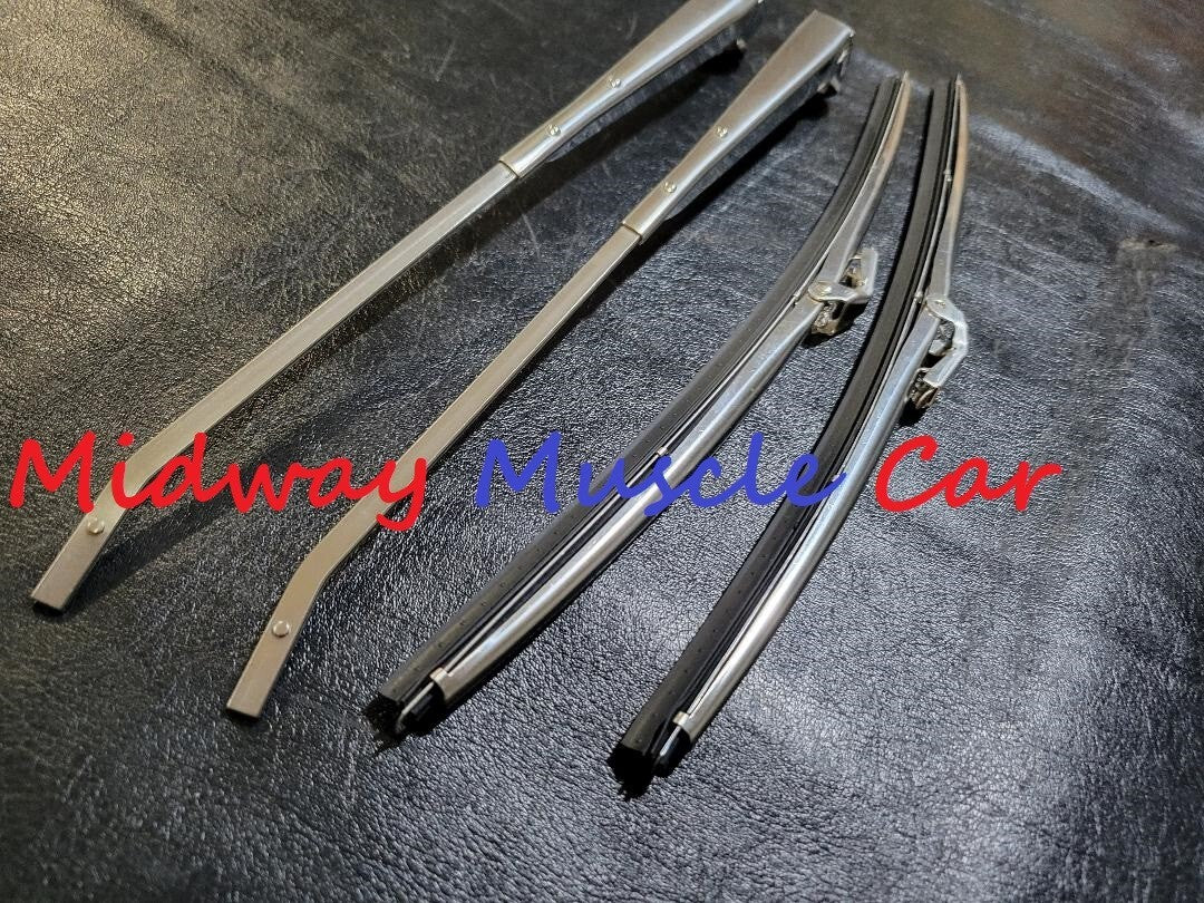 windshield wiper arm & blade set 64-67 Chevy Chevelle Pontiac GTO Olds 442 GS