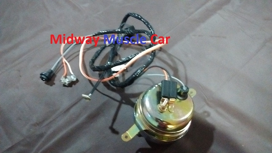 66 67 Chevy chevelle malibu el camino CONSOLE CLOCK &  HARNESS   new quartz