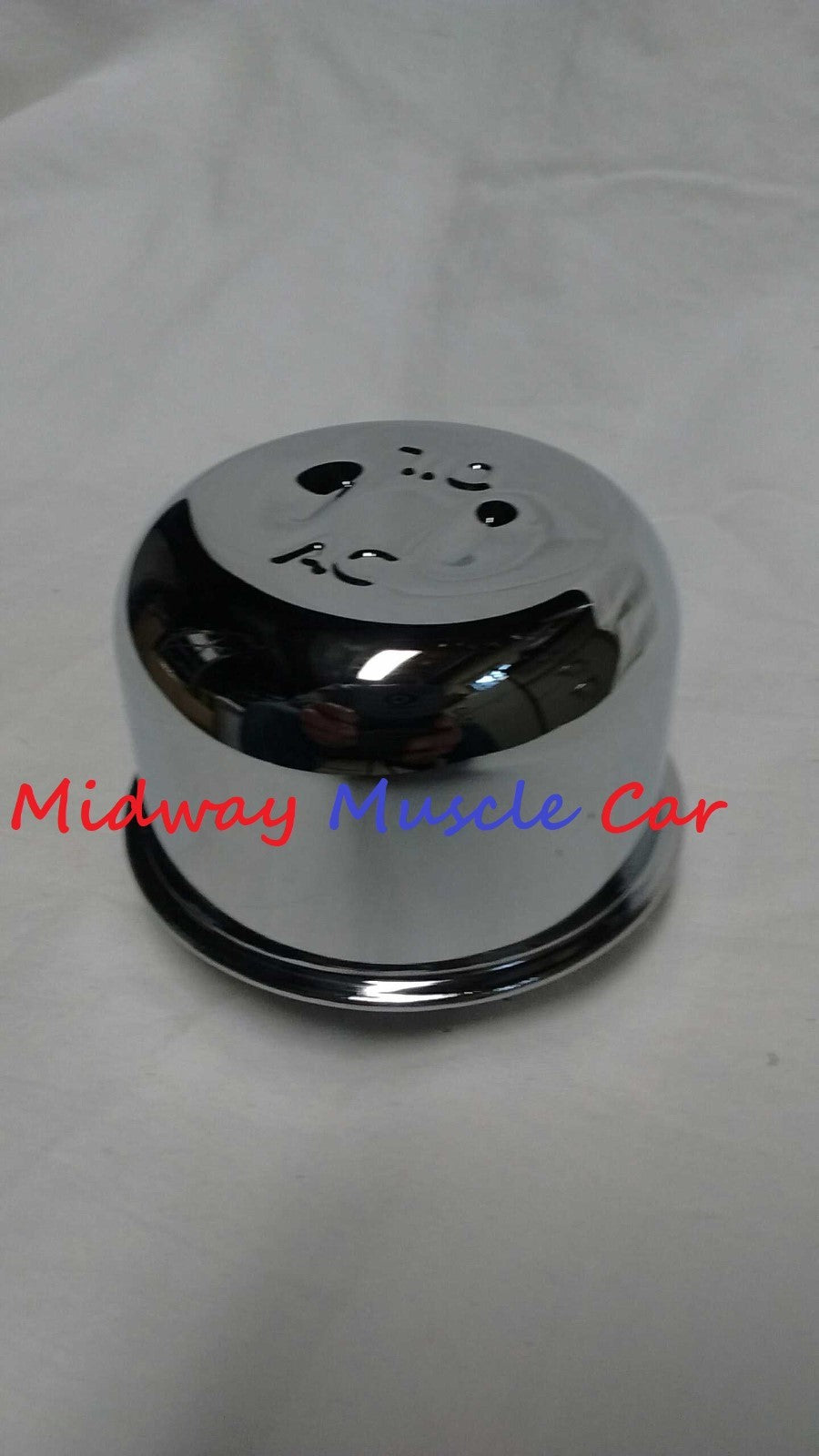 AC chrome push-on valve cover oil cap breather Pontiac GTO Chevy Camaro Chevelle
