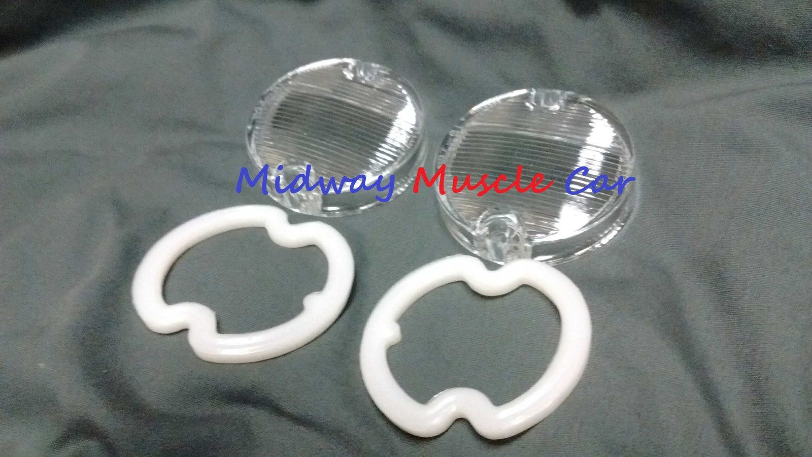 reverse backup lamp light assy lens & gasket pair 61-66 Pontiac GTO Lemans G/P