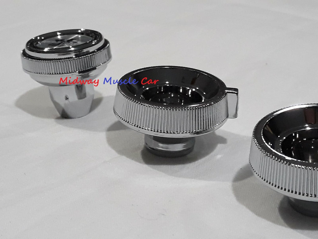 Chrome Radio Knob set 78-87 Chevy GMC Pickup Blazer Jimmy C10 K10 C1500 Suburban