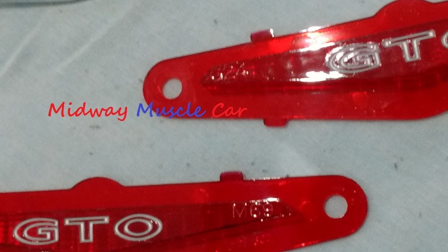 rear 1/4 panel marker lamp light assy lens bezel & gasket 69 1969 Pontiac GTO