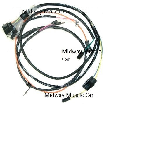 engine & front light wiring harness kit V8 65 Chevy Chevelle el camino HEI
