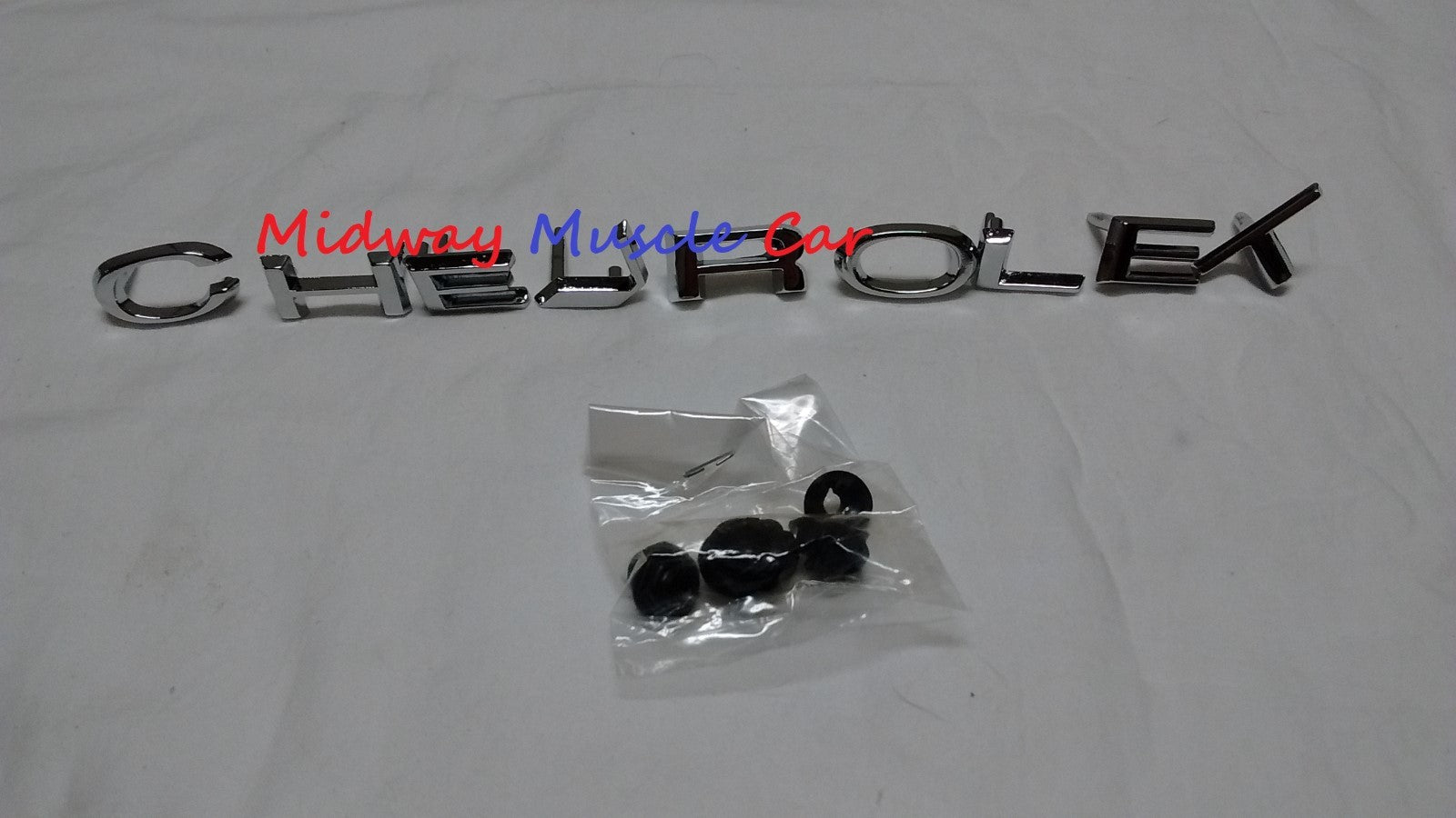 CHEVROLET trunk letters rear emblem 64 65 Chevy Chevelle Malibu 64-66 El Camino