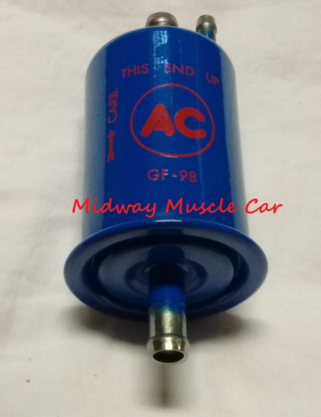 NEW blue with red AC delco logo GF-98 fuel filter Chevy Chevelle Pontiac GTO