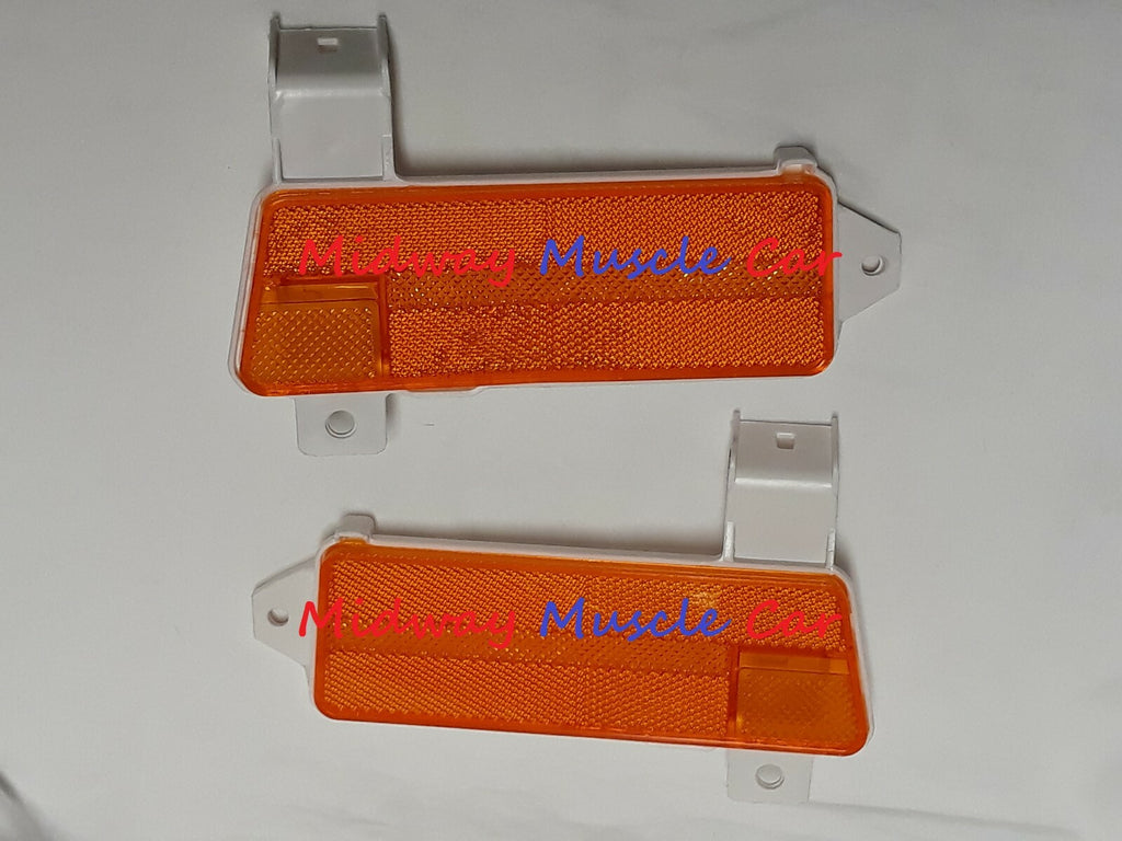 front fender lower marker lamp light assy lens (pair)   70 Chevy Chevelle Malibu