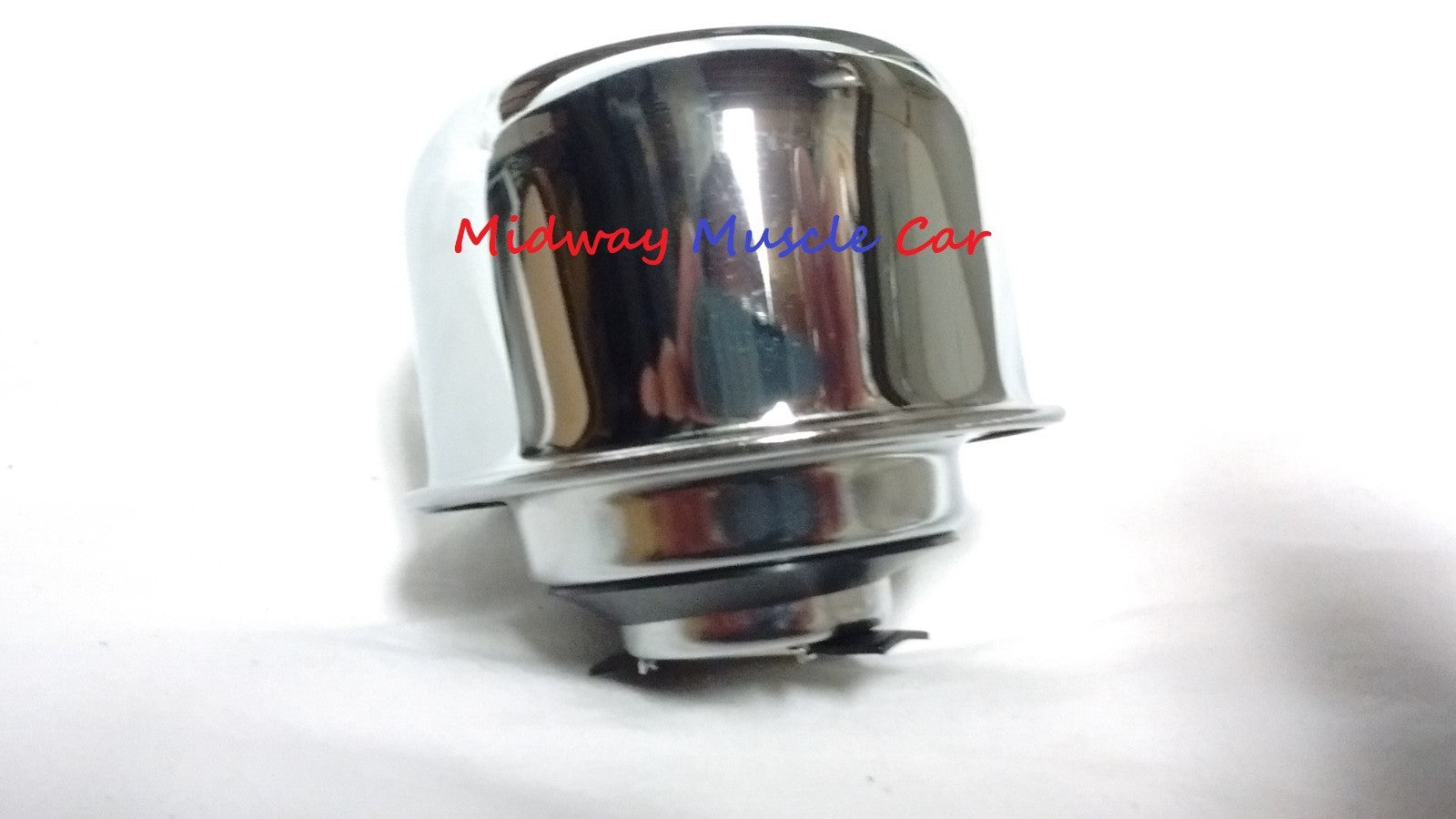 AC chrome twist on valve cover oil cap breather GTO Chevy Camaro Chevelle