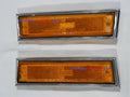 front side marker lens w/ trim pr 81-87 Chevy GMC Pickup Blazer Jimmy C10 C1500