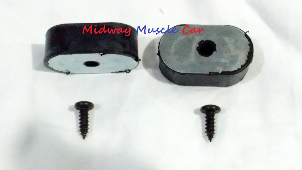 bucket seat back stop bumpers 66-72 Pontiac Chevy Olds Buick GTO Chevelle 442