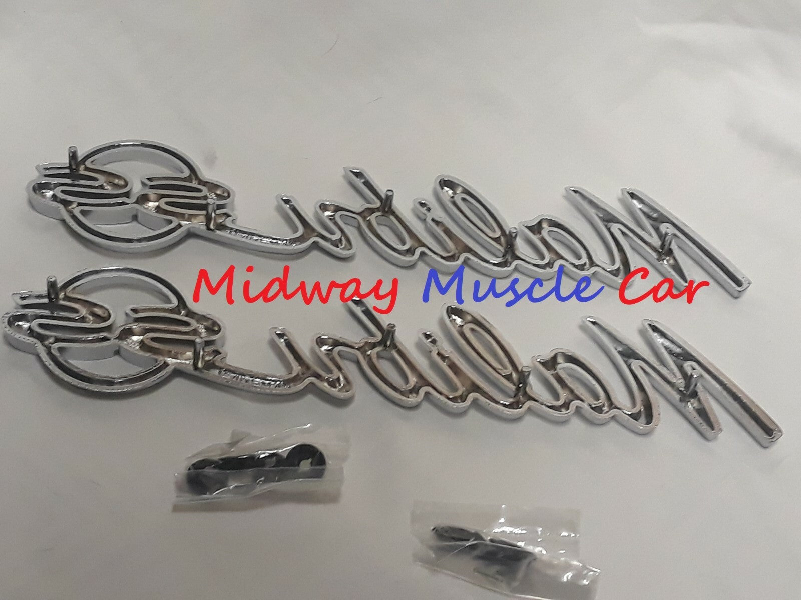 rear 1/4 quarter Malibu SS emblem 1964 64 Chevy Chevelle Malibu super sport