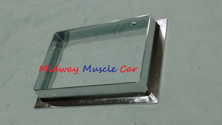 correct manual trans chrome floor shift boot retainer 66 67 Chevy Chevelle