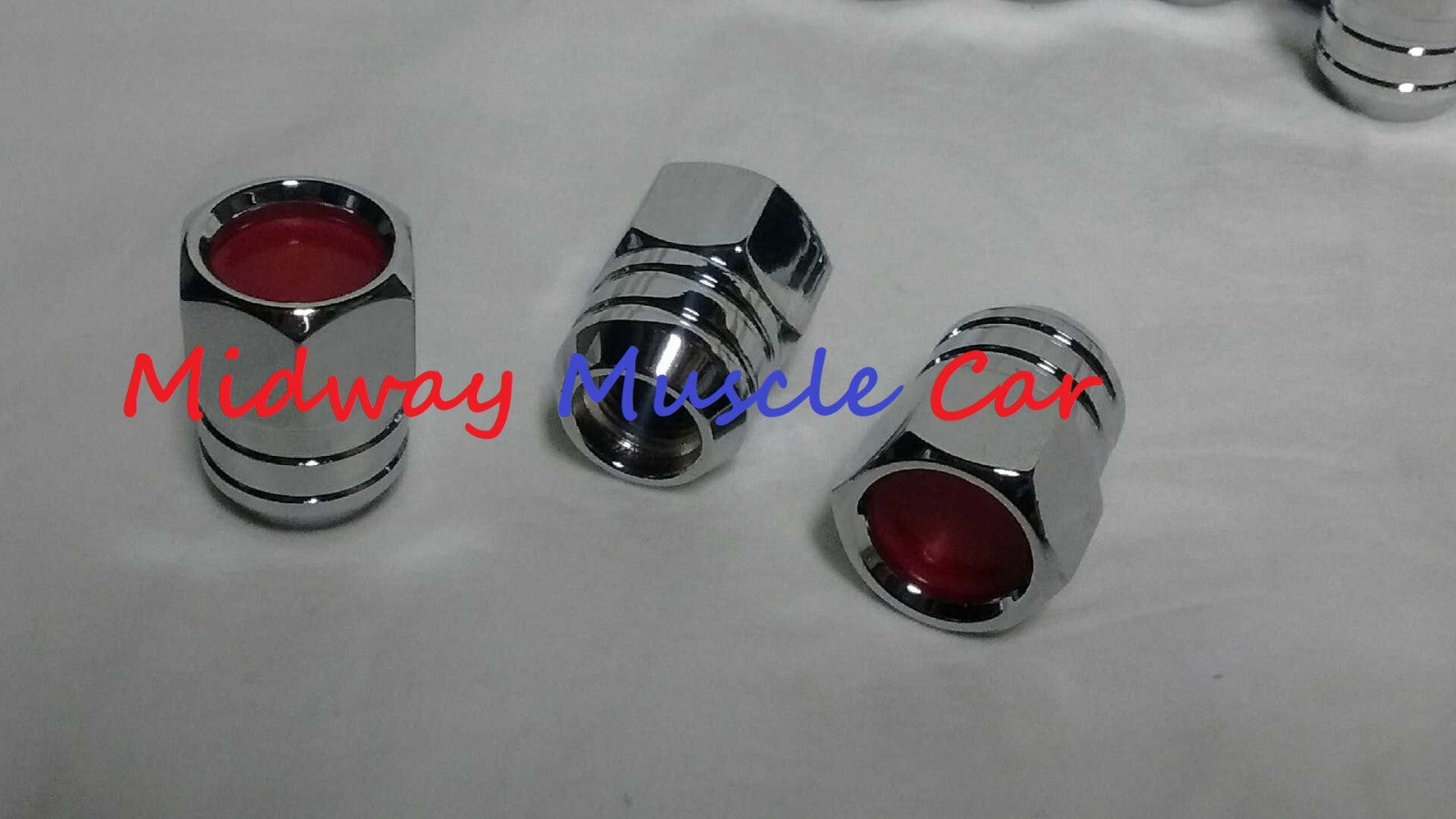 RED rally 2 II wheel lug nut set 67 68 69 70 Pontiac GTO Lemans Tempest Firebird