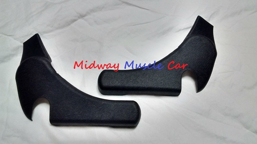 bucket seat hinge trim covers (pr)  73-81 Chevy Camaro Pontiac Trans Am Firebird