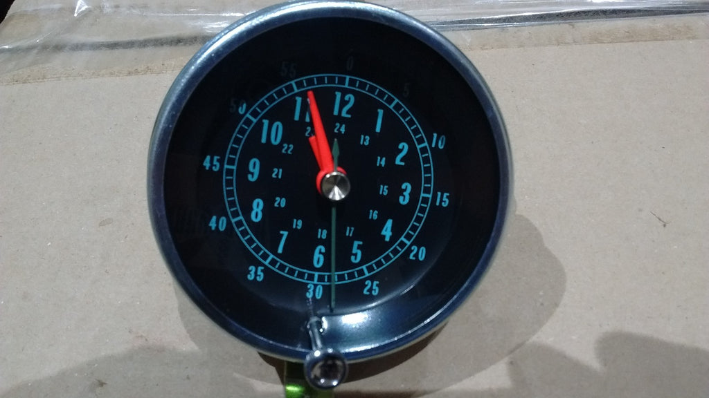 66 67 Chevy chevelle malibu el camino CONSOLE CLOCK &  HARNESS   new quartz