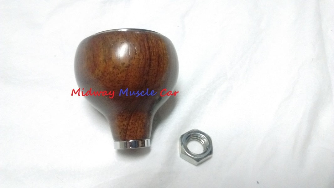 correct 66-68 walnut wood 4 speed shifter knob Pontiac GTO  Firebird