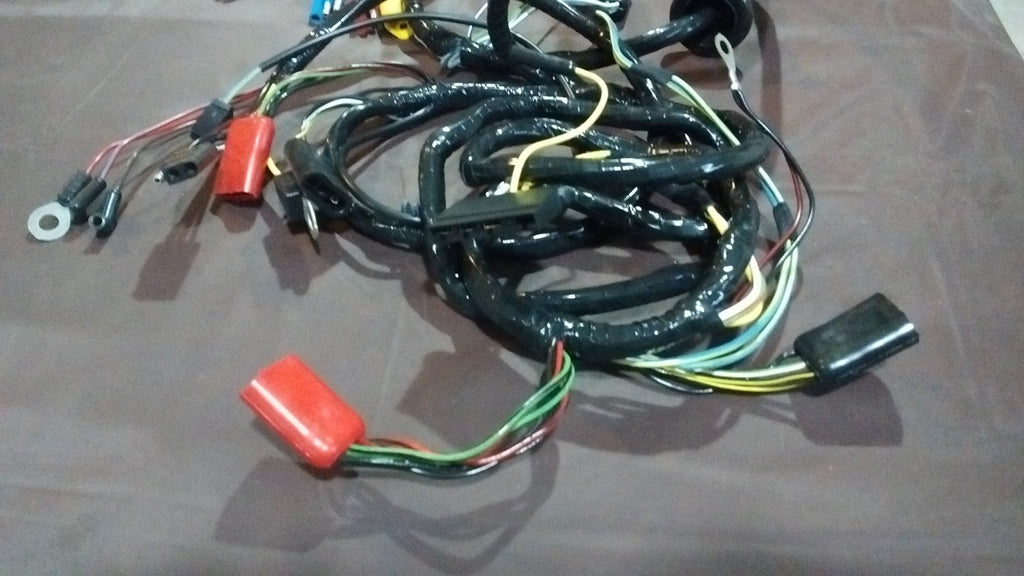 front end headlight feed firewall wiring harness 67 Ford Mustang w/o tach w/o GT