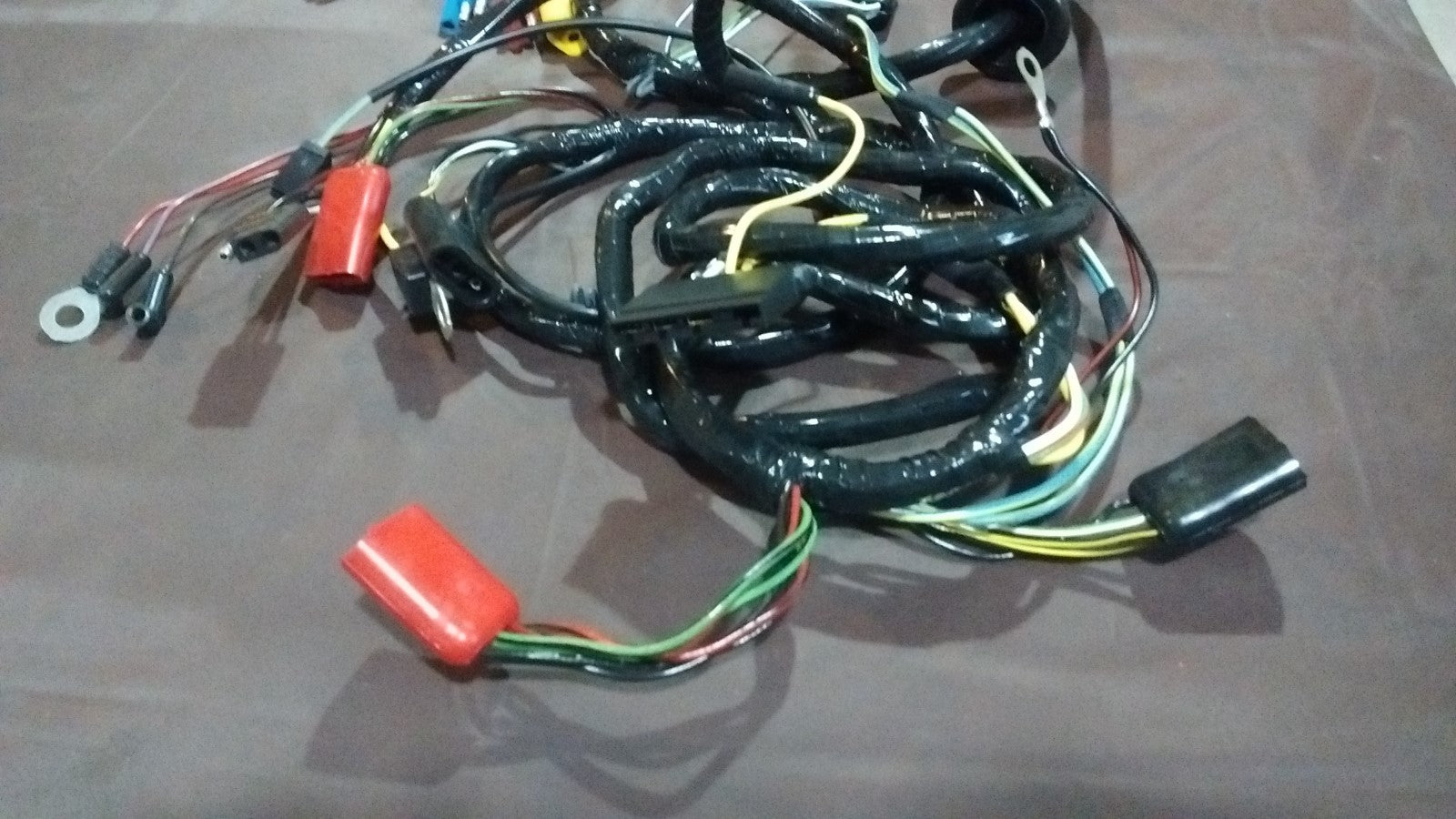 front end headlight feed firewall wiring harness 67 Ford Mustang w/o tach w/o GT