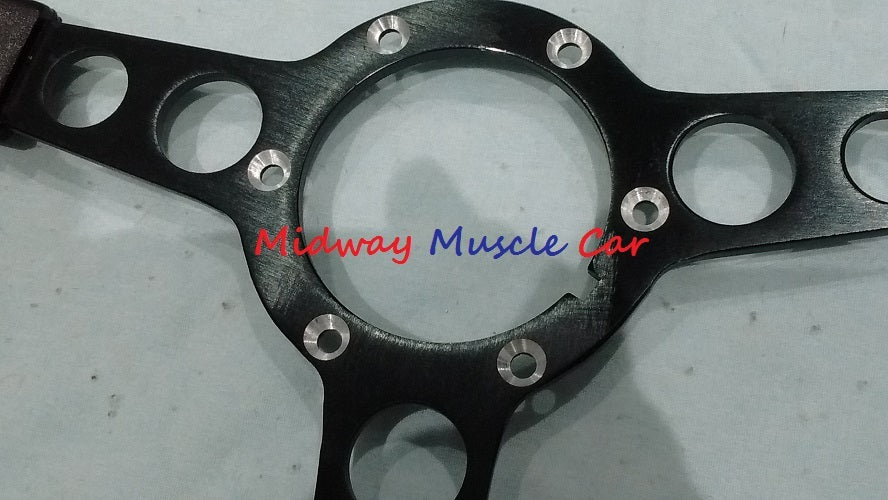 NEW formula steering wheel black spokes & collar 70-81 Pontiac Firebird Trans Am