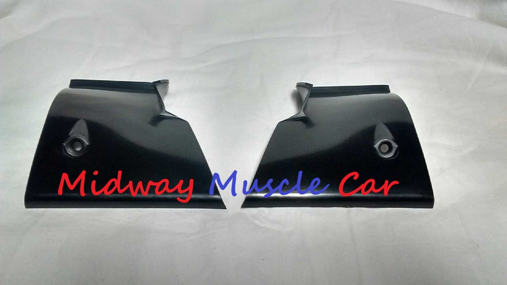 plastic rear window windlace package tray trim corners 68-72 Chevy II Nova