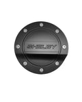 SHELBY All Black Gas Fuel Door Cover Embossed SHELBY  2015-2022 Ford Mustang
