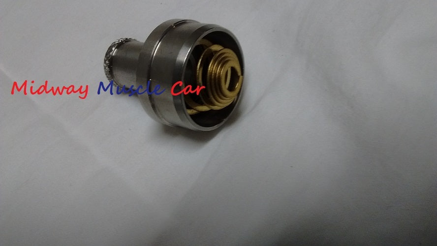 NEW stainless steel 65-81 pontiac V8 heater hose nipple fitting to head GTO T/A